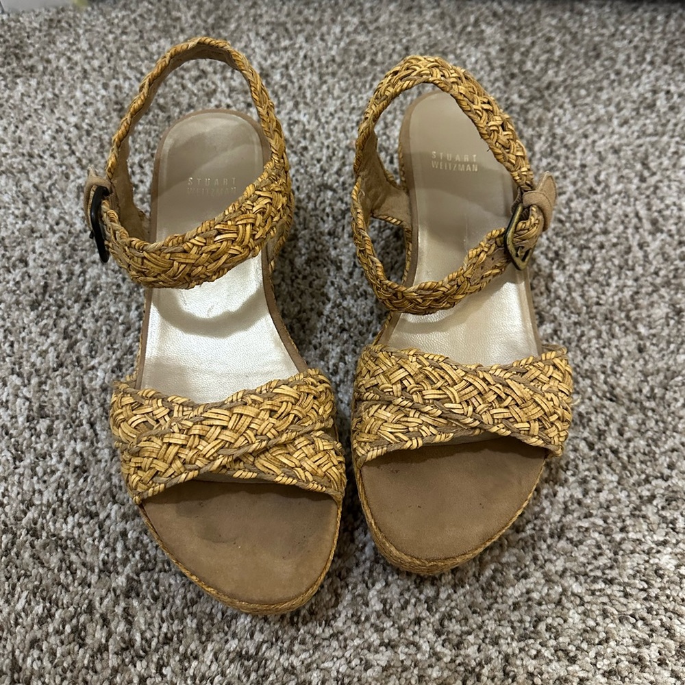 Stuart Weitzman Straw Espadrilles - image 2